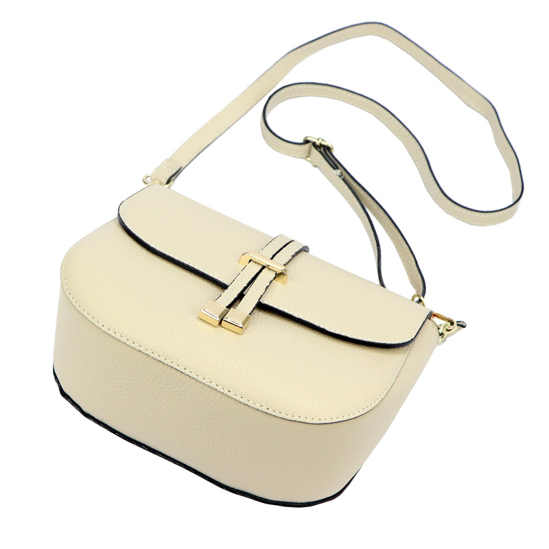 Skórzana stylowa damska listonoszka torebka przez ramię Luka