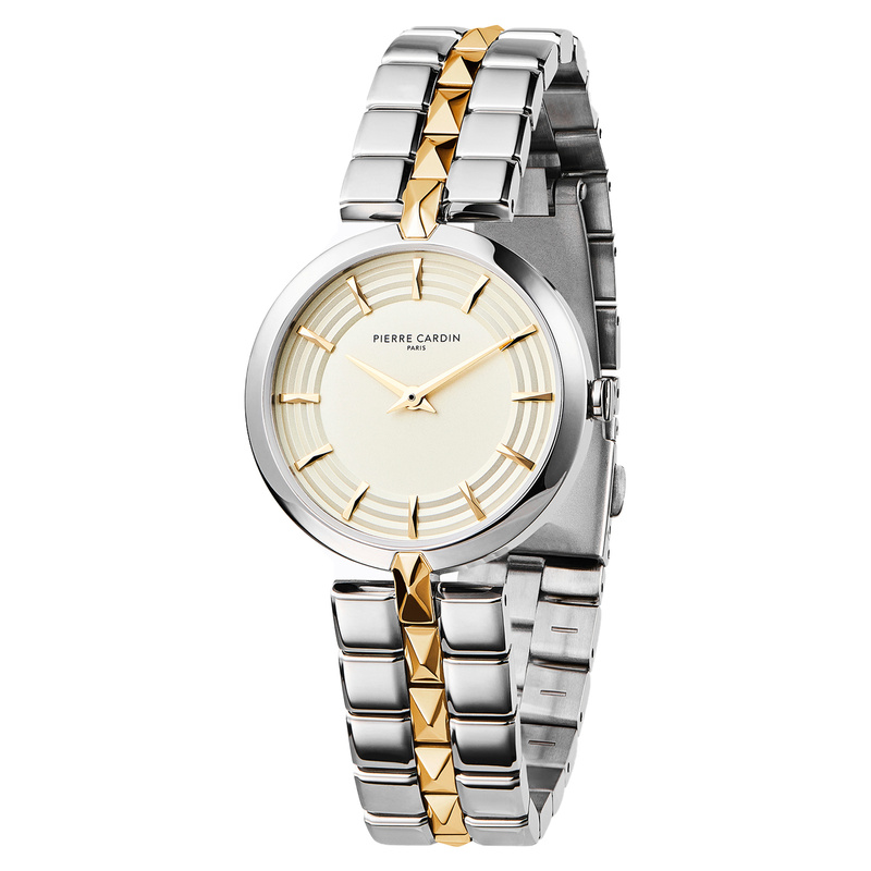 Zegarek PIERRE CARDIN CF.0707.SU.G. Kwarcowy, Kolor złoty. Kobieta.