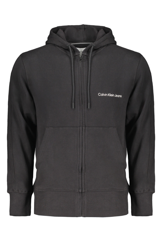CZARNA BLUZA MĘSKA Z ZAMKIEM CALVIN KLEIN