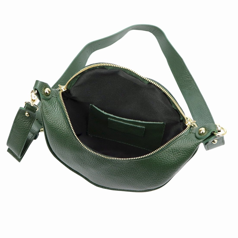 Skórzana stylowa damska listonoszka przez ramię