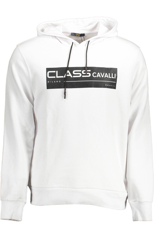 BLUZA KLASA CAVALLI BEZ ZAMKA MĘSKA BIAŁA