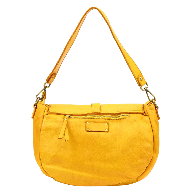 VS damska listonoszka skóra naturalna torebka na ramię z kieszeniami