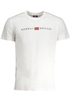 BIAŁY T-SHIRT MĘSKI Z KRÓTKIM RĘKAWEM NORWEGIA 1963