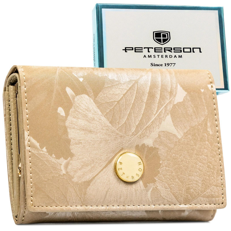Skórzany damski portfel Peterson PTN PS445-MLF