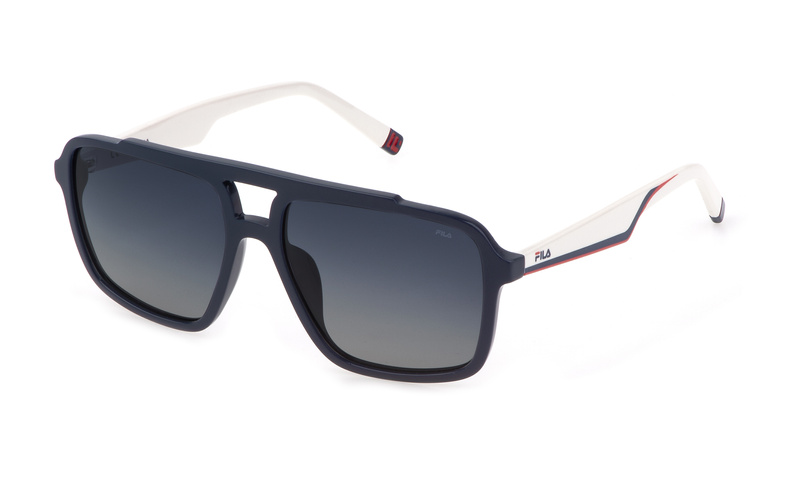Okulary FILA SFI460-57D82P. Okulary przeciwsłoneczne, Kolor niebieski. Unisex.
