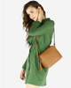 Torebka skórzana crossbody listonoszka dwie komory - MARCO MAZZINI brąz camel