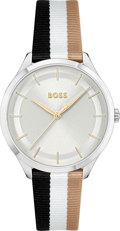 Zegarek BOSS 1502694. Kwarcowy, Kolor biały. Kobieta.