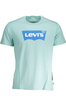 LEVI'S JASNONIEBIESKI M�SKI T-SHIRT Z KR�TKIM R�KAWEM