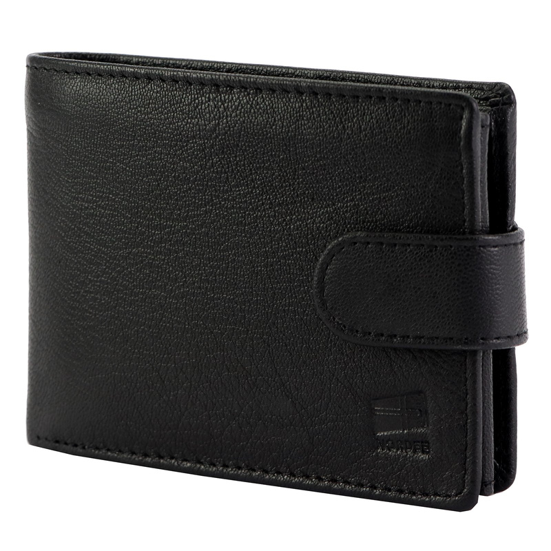 Nordee męski portfel rozbudowany skóra naturalna pojemny z przegrodami