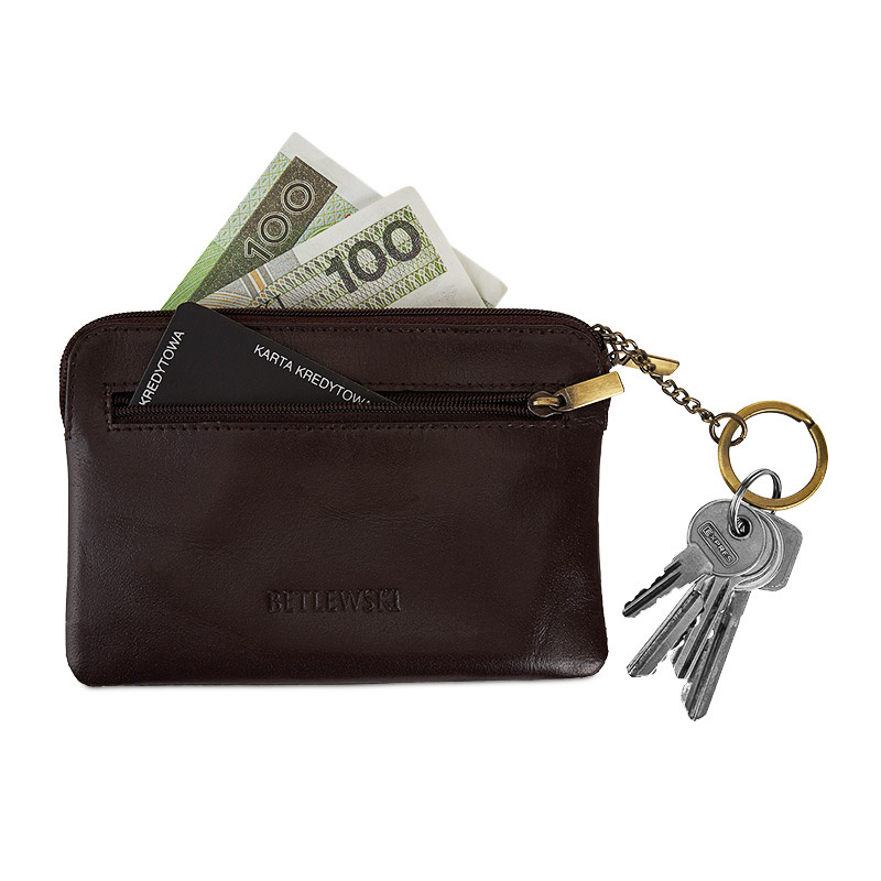 Etui na klucze CLASSIC brazowy