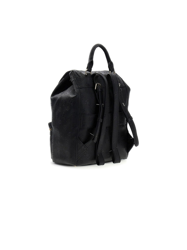 Czarny plecak damski z logo Guess HWPD71 18310