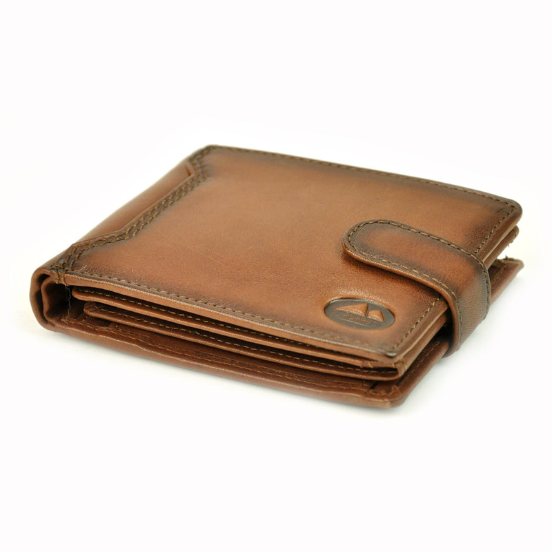 EL FORREST męski portfel skóra naturalna rozbudowany ochrona RFID