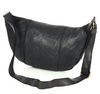 Uniwersalna torebka nerka półksiężyc crossbody runway - skóra naturalna Marco Mazzini czarny
