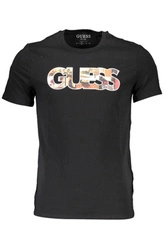 T-SHIRT MĘSKI Z KRÓTKIM RĘKAWEM GUESS JEANS CZARNY