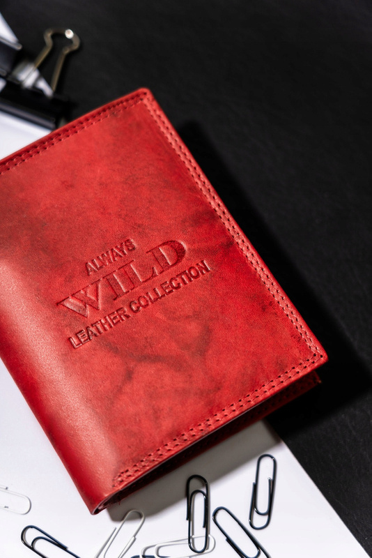 Skórzany męski portfel Wild N4-CHM-NL RFID