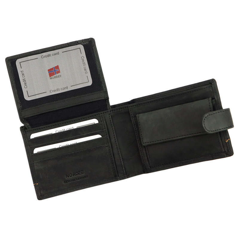 Skórzany męski portfel Nordee HJORT 8806A