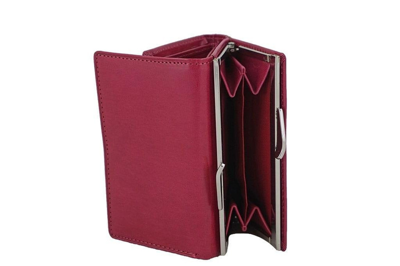 Portfel damski klasyczny skórzany - Czarny