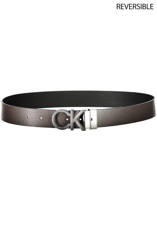 SKÓRZANY PASEK MĘSKI CALVIN KLEIN CZARNY
