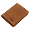 Nordee męski portfel skóra naturalna pionowa portmonetka składana duża