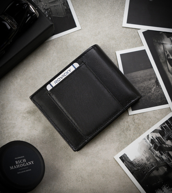 Skórzany męski portfel Wild N7-P-SCR