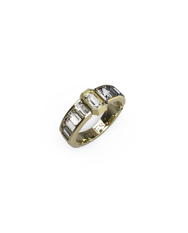 Biżuteria GUESS JUBR04254JWYG. Pierścionek, Kolor złoty. Kobieta.