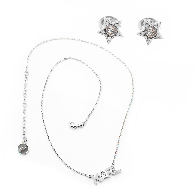 Biżuteria KARL LAGERFELD 5512307. NECKLACE NECKLACE, Kolor szary. Kobieta.
