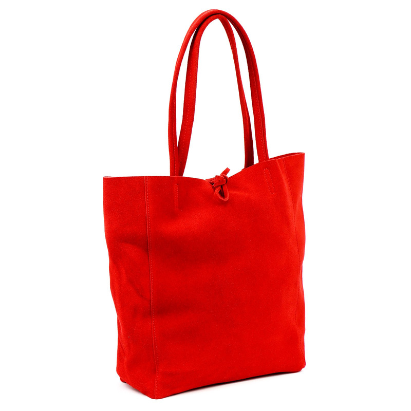 Patrizia damska shopperbag duża skóra naturalna zamszowa torebka na ramię