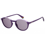 Okulary POLAROID PLD6125S-B3V. Okulary przeciwsłoneczne, Kolor fioletowy. Unisex.