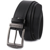 Pasek męski skórzany premium szeroki 4cm klasyczny czarny Beltimore Jeans E01 : Kolory - czarny, Rozmiar pasków - r.95-110 cm