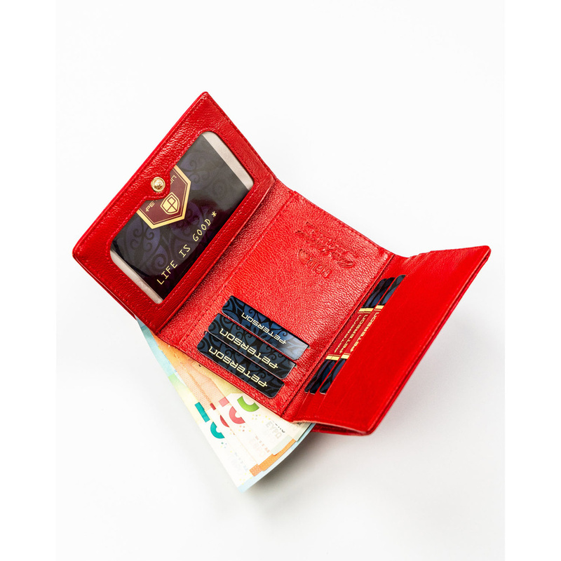 Skórzany damski portfel Peterson PTN PS15-09-MLF