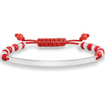 Biżuteria THOMAS SABO A003068327L19. Bransoletka, Kolor czerwony srebrny. Kobieta.