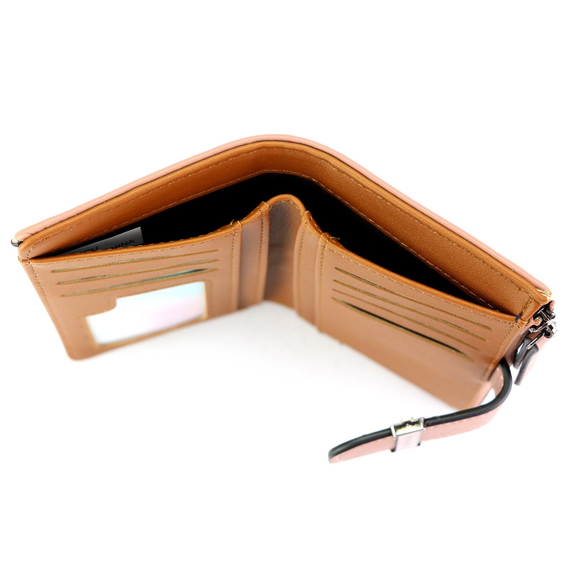 Eslee Duży Portfel Damski Podłużny Pionowy Skóra Eko Na Zatrzask