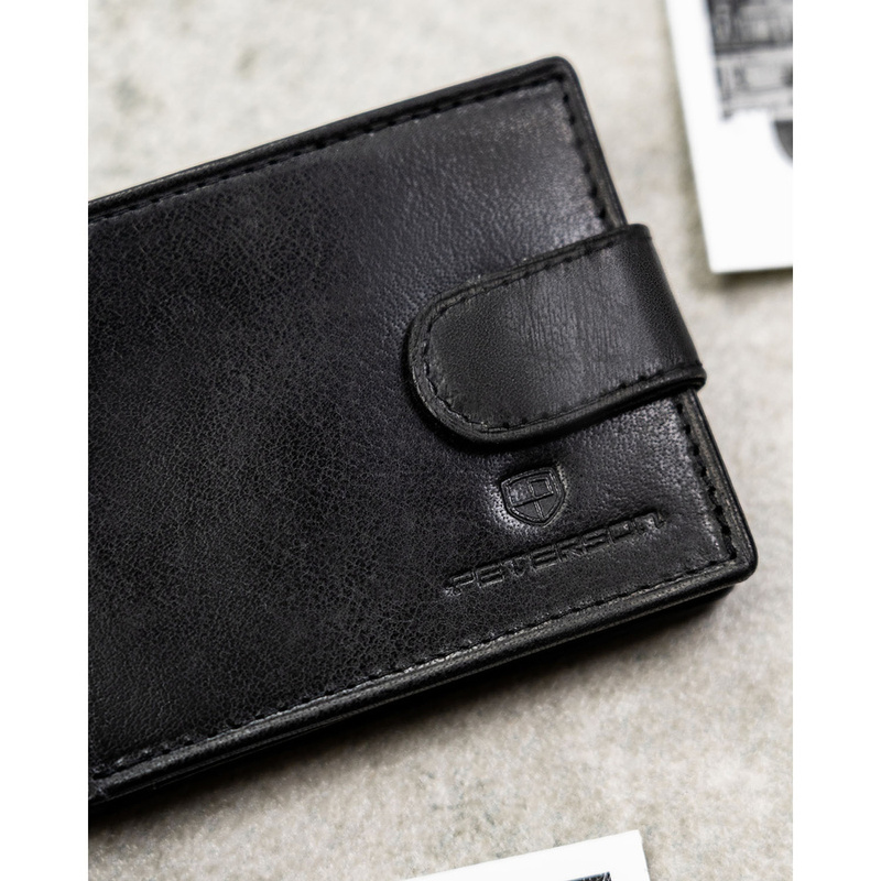 Skórzany męski portfel Peterson PTN RM-22L-BUF