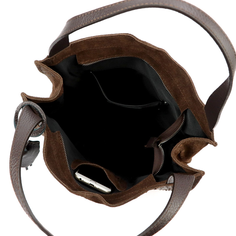 Damska torebka ze skóry naturalnej Luka 26-010 CROCO