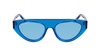 Okulary KARL LAGERFELD KL6043S-424. Okulary przeciwsłoneczne, Kolor niebieski przezroczysty. Kobieta.