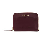 Portfel TUMI Voyageur SLG 0196382BRT988 bordowy nylonowy, kompaktowy z zamkiem