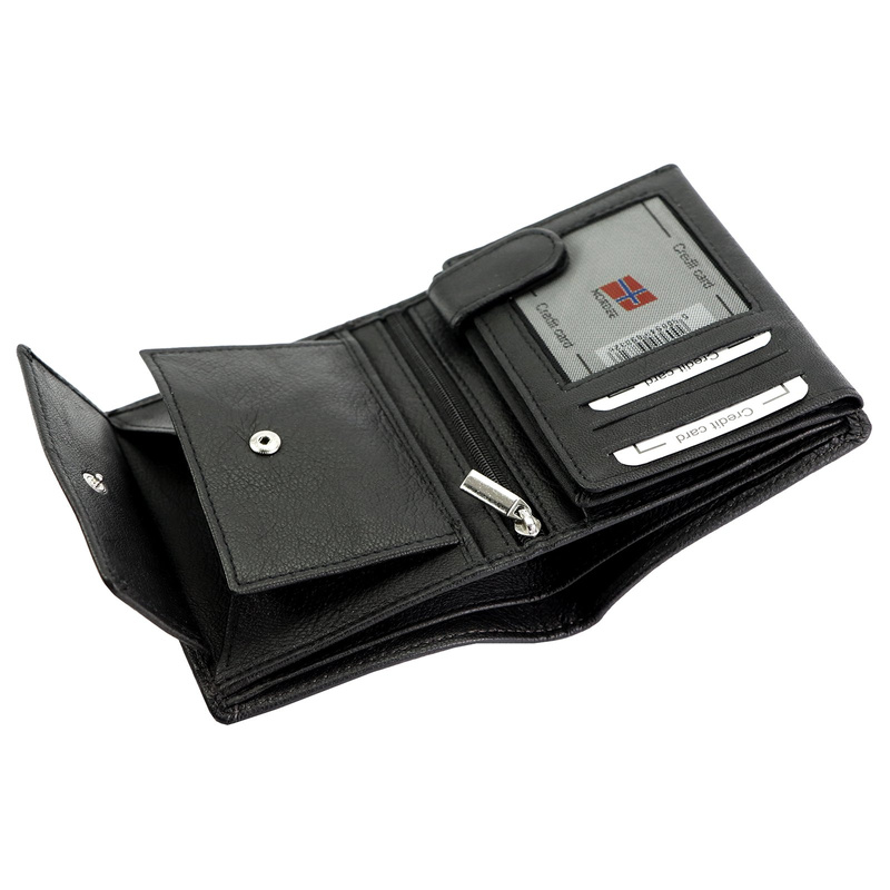 Skórzany męski portfel Nordee SLANGE N4