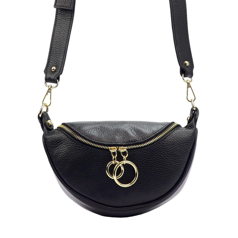 Vera Pelle damska listonoszka skóra naturalna torebka przez ramię miejska