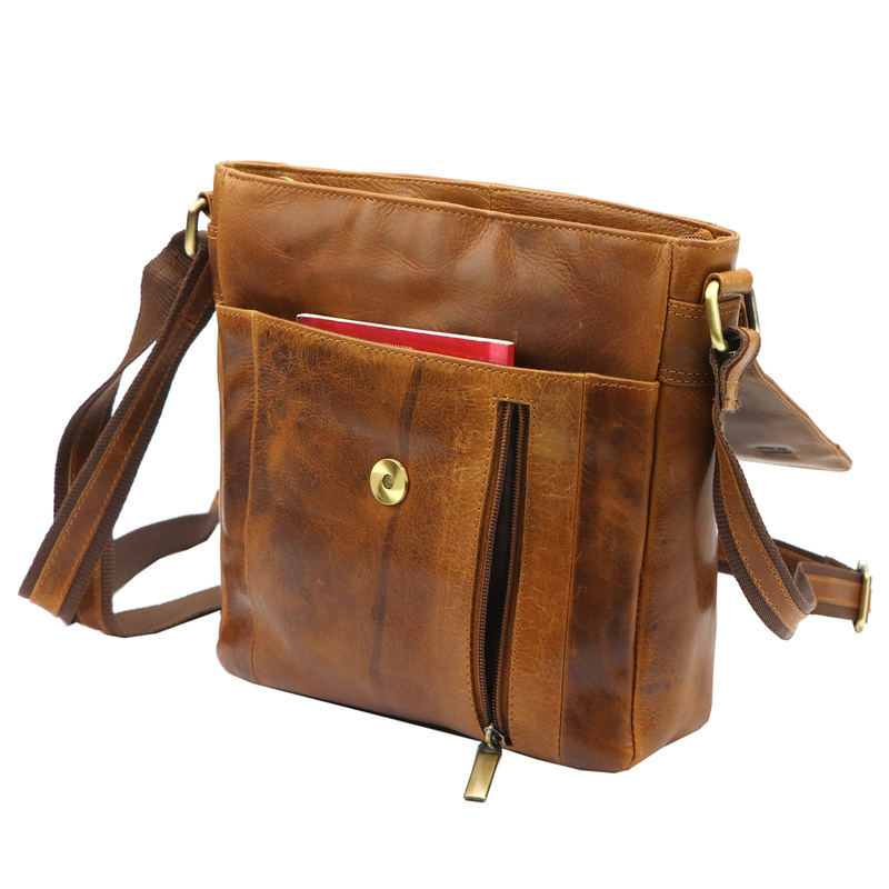 Saszetka męska z naturalnej skóry Nordee MSD-02 GM11 NAPPA