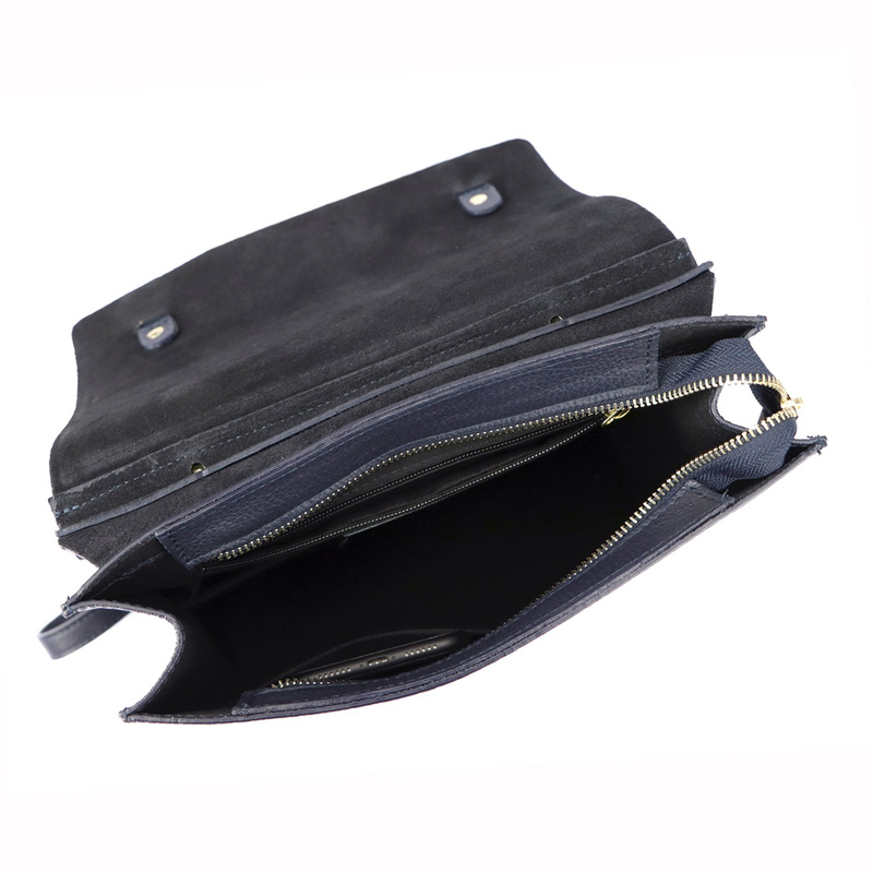 Luka plecak miejski damski skóra naturalna styl vintage z kieszeniami