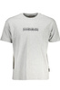NAPAPIJRI T-SHIRT Z KRÓTKIM RĘKAWEM MĘSKI SZARY