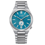 Zegarek CITIZEN NK5010-51L. Automatyczny, Kolor niebieski. Mężczyzna.
