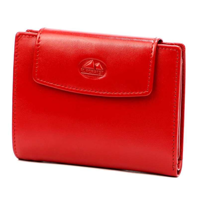 EL FORREST damska portmonetka skóra naturalna zgrabny pojemny portfel