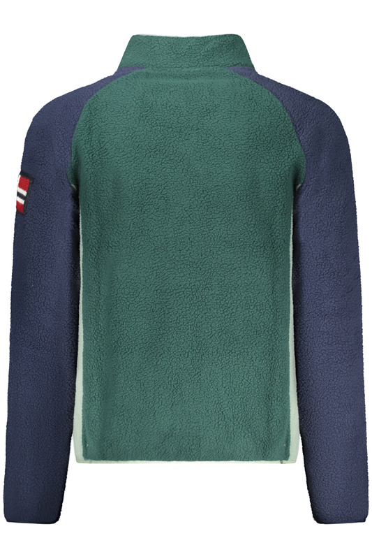 Norway 1963 ZIELONA BLUZA MĘSKA Z ROZPINKĄ