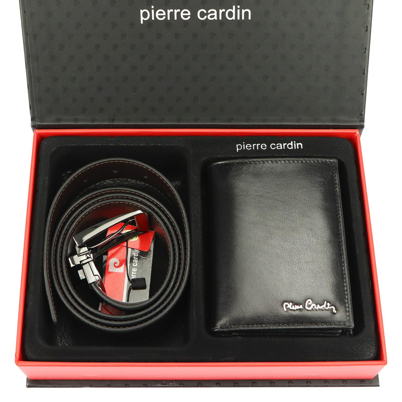 Meski zestaw prezentowy skóra naturalna Pierre Cardin ZG-80