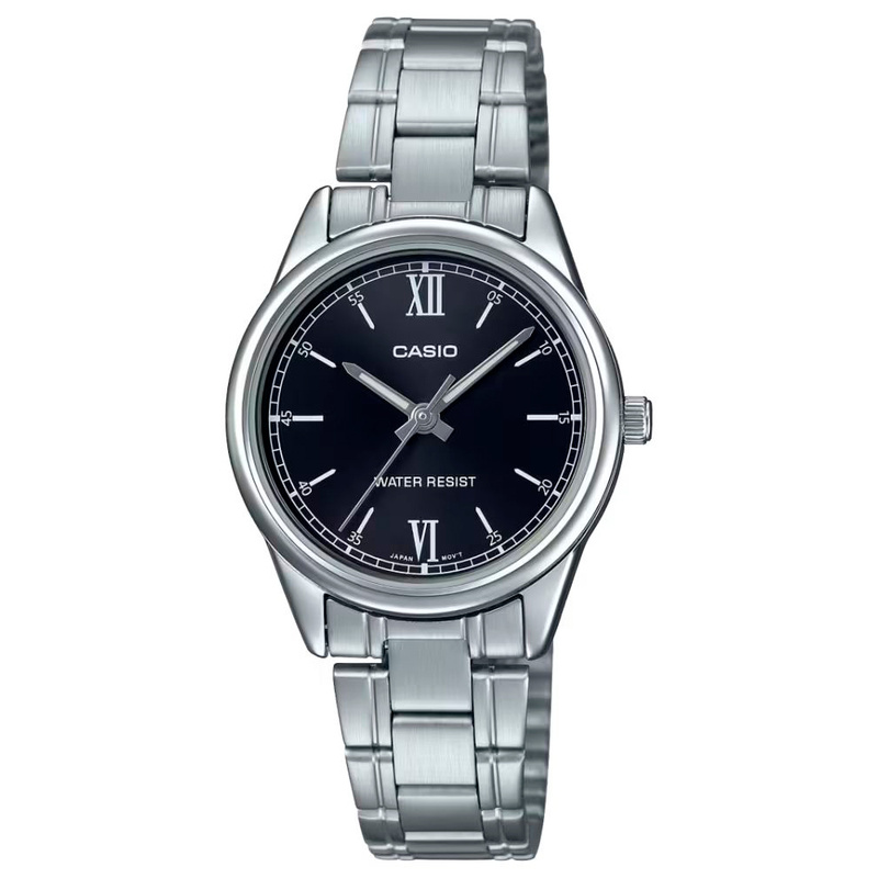 Zegarek CASIO LTP-V005D-1B2. Kwarcowy, Kolor czarny. Kobieta.