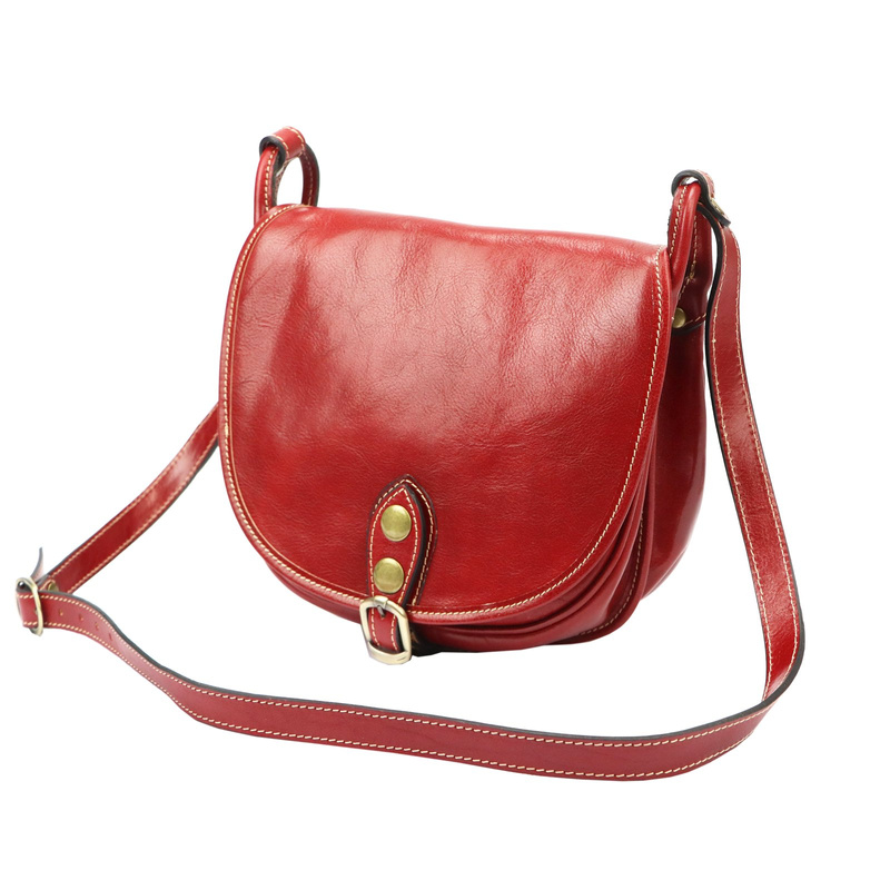 Florence damska listonoszka skóra naturalna torebka na ramię klapa magnes