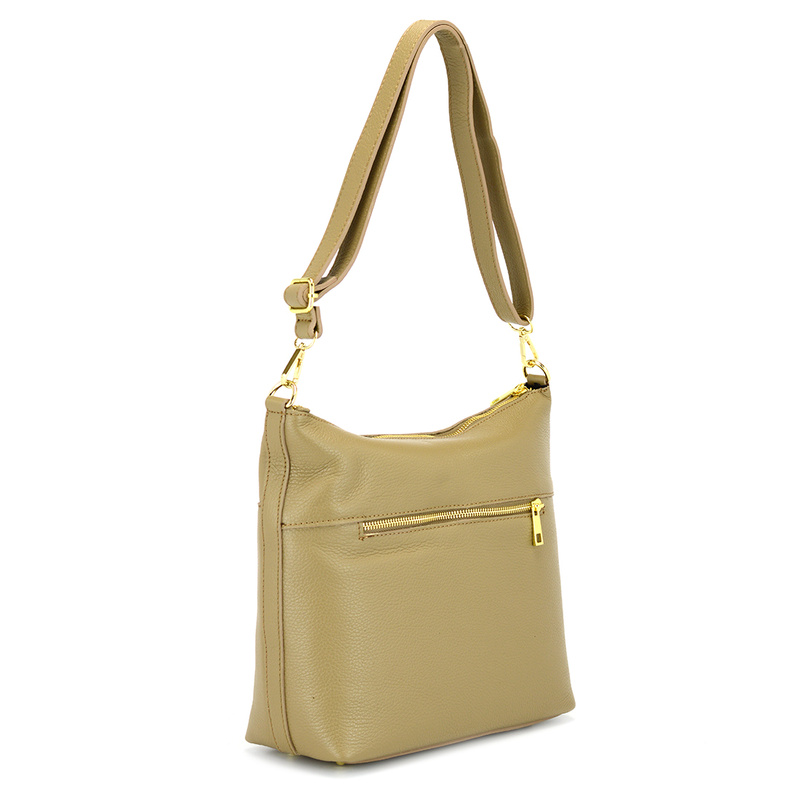 MiaMore damska listonoszka skóra naturalna torba na ramię z kieszeniami