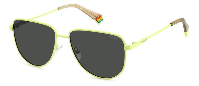 Okulary POLAROID PLD6196SX4ANF. Okulary przeciwsłoneczne, Kolor LIME. Unisex.