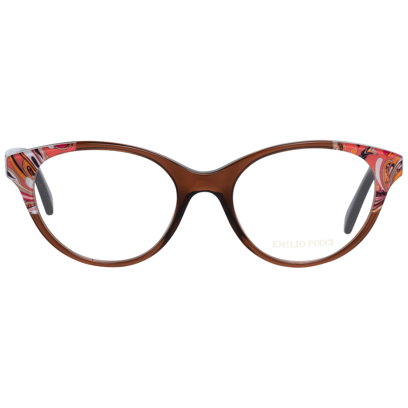 Okulary PUCCI EP5023-51048. EYEGLASSES, Kolor brązowy. Kobieta.